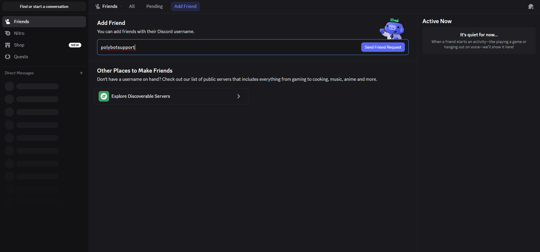 Discord Add Friend Step 2